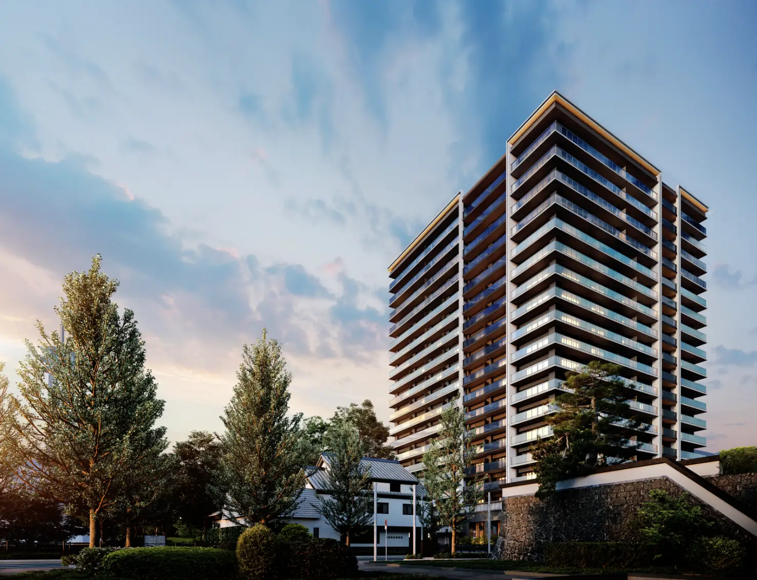 Brillia 高崎宮元町 ALPHA RESIDENCIA 外観完成予想CG