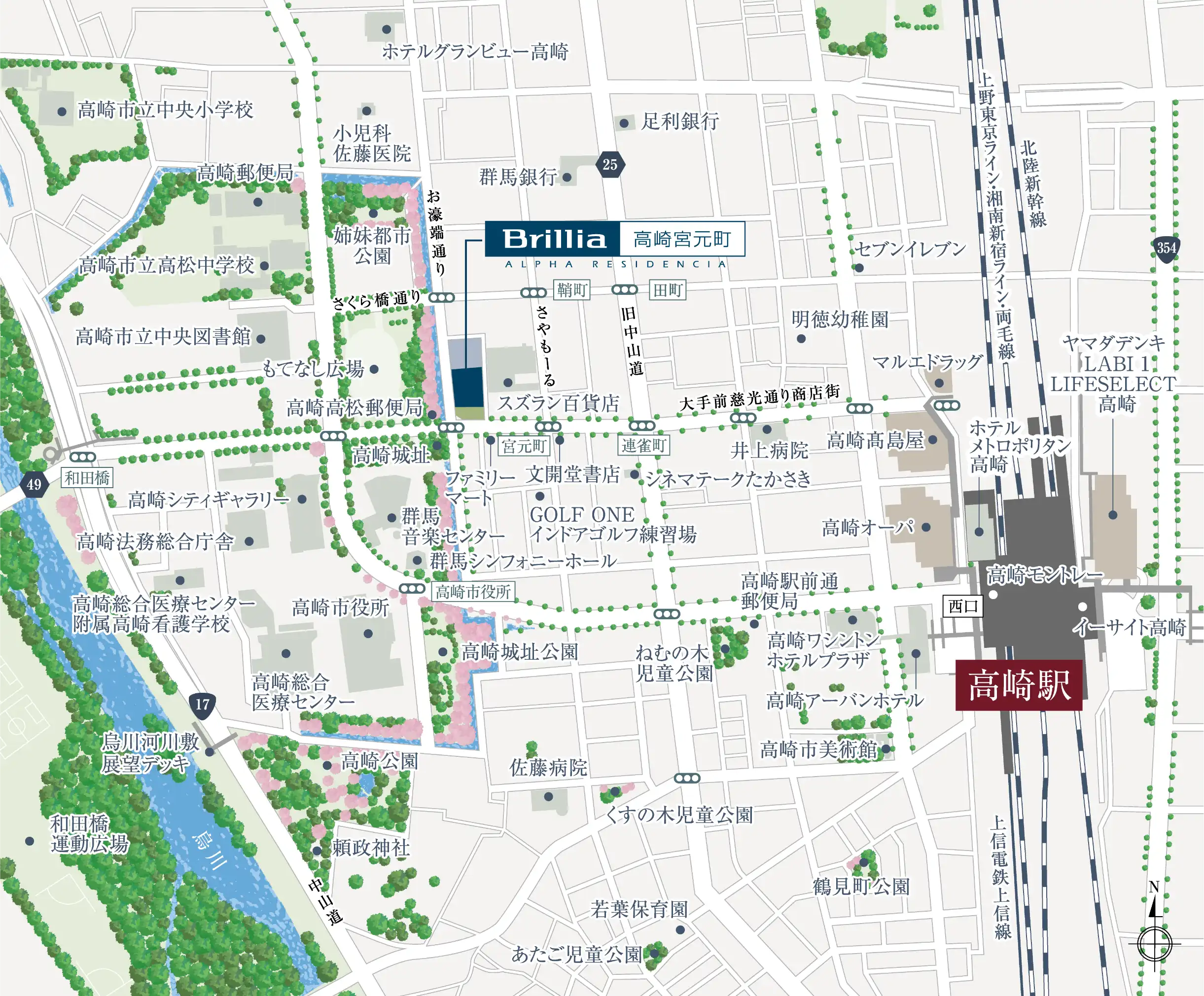 現地案内図